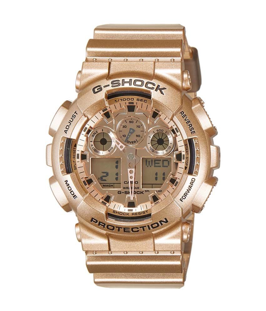 gold watch for men casio