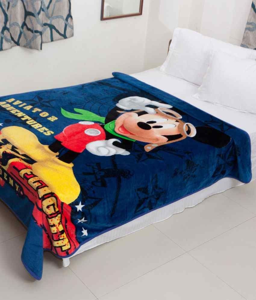 Signature MultiColour Disney Printed Single Blanket Buy Signature