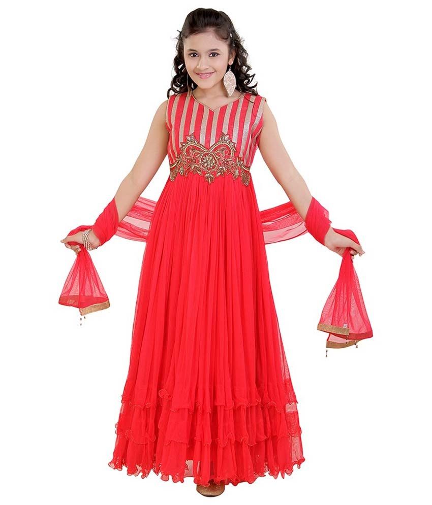 gown for party with dupatta