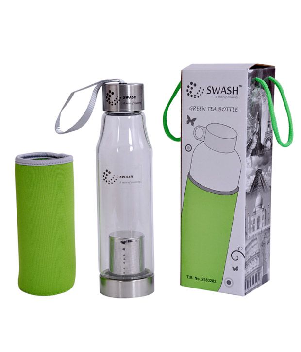 Swash Premium Green Tea Bottle with a Bottom infuser cum Filter Buy Online at Best Price in