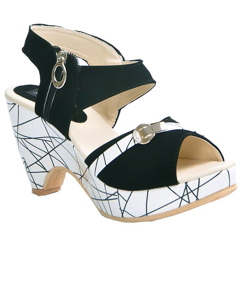 ... footwear heels marie comfort black faux leather high heel sandals