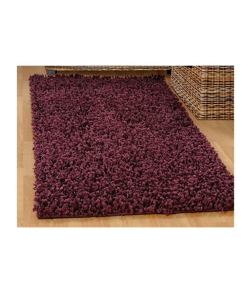 Flooring India Posh High Quality Veronica Carpet Purple (100 x 150 cm