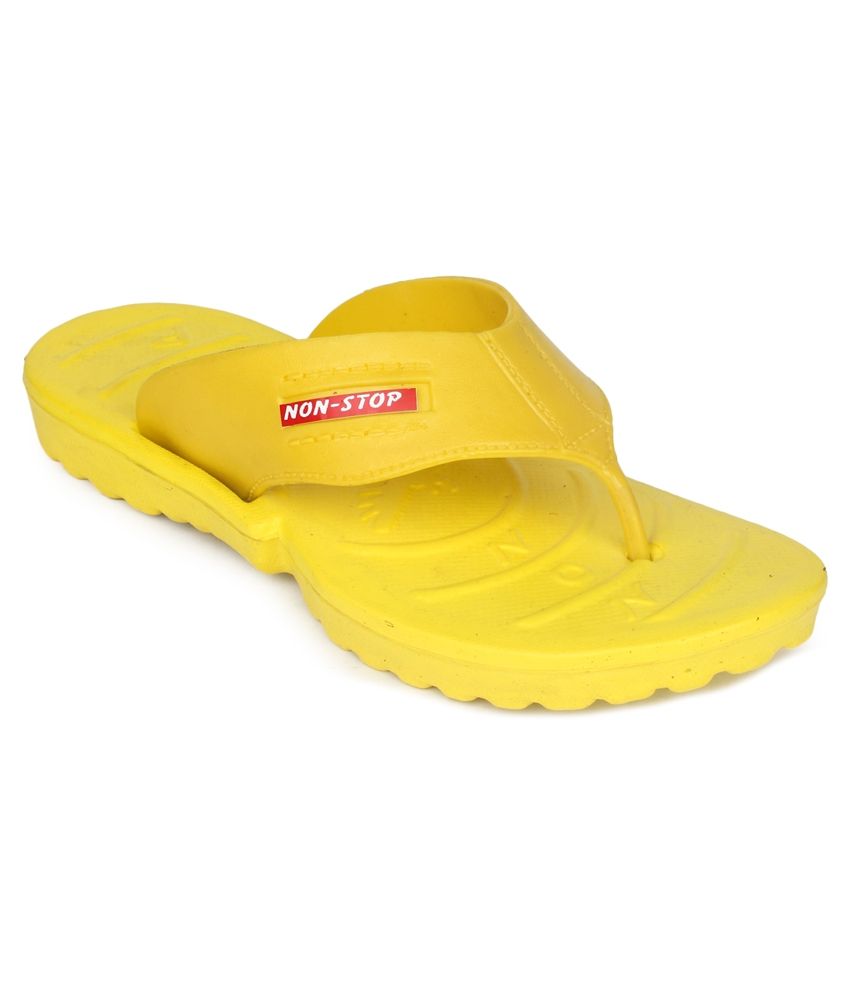 mens yellow slippers