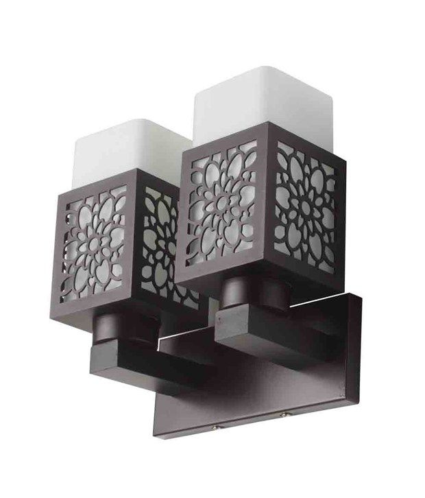 Buy LeArc Designer Lighting Dark Wood Wall Lights Online at Low Price in India - Snapdeal