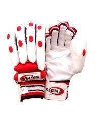 Sigma Club White Pvc Padded Gloves
