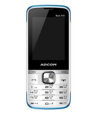 ADCOM X15 (BOSS)  Dual Sim Mobile-White & Blue