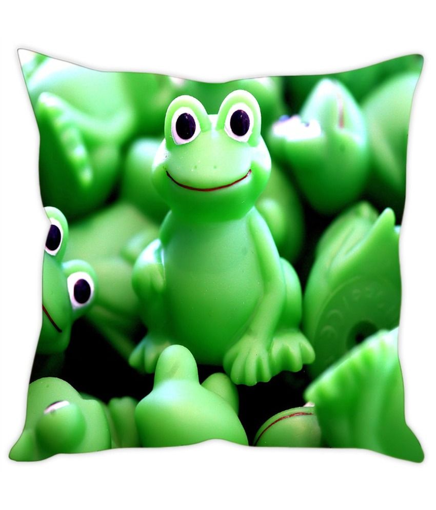 frog cushion cover