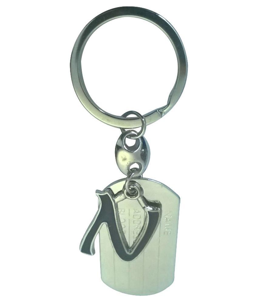 Weird Metal N Alphabet Keychain Buy Online at Low Price in India