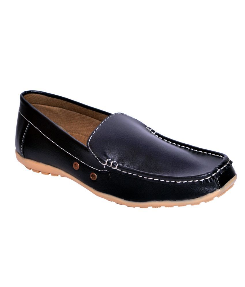 Crazy Shoes Black Loafers Price in India- Buy Crazy Shoes Black ...