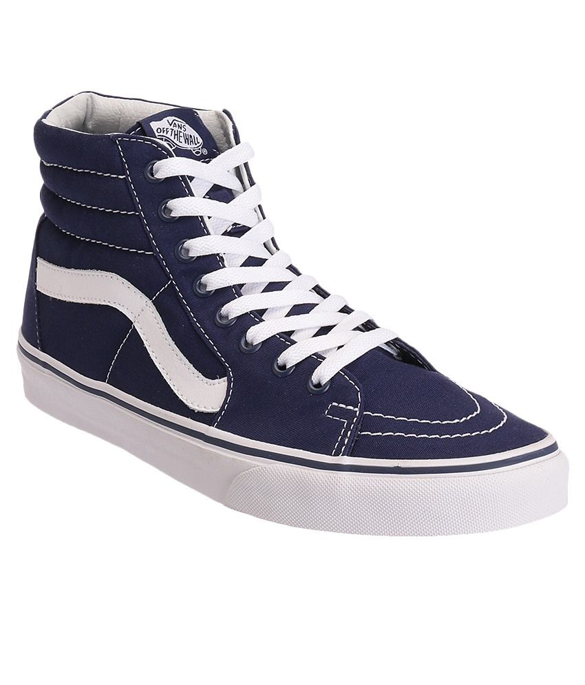 VANS SK8 Hi Blue Casual Shoes Price in India- Buy VANS SK8 Hi Blue Casual Shoes Online at Snapdeal