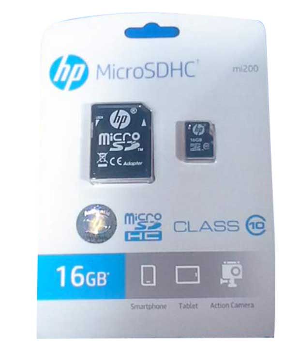 HP 16GB MICRO SD CARD (95 Mbps) Memory Card Buy HP 16GB MICRO SD CARD