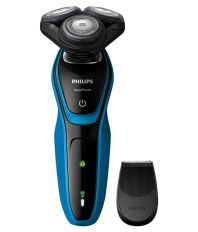 Philips Aqua Touch S5050/06 Shavers Black And Blue