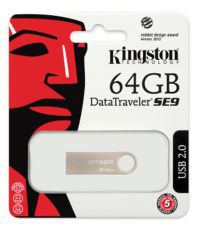 Kingston DataTraveler SE9 64 GB Pen Drive - Grey
