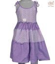Kilkari Alluring Tied Strap purple Frock For Kids