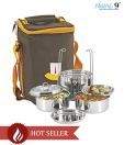 Nano 9 Insulated Clip Tiffin Box Set (4 Pcs)