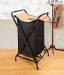 Swayam Black & Beige Laundry Bag Metal Mania