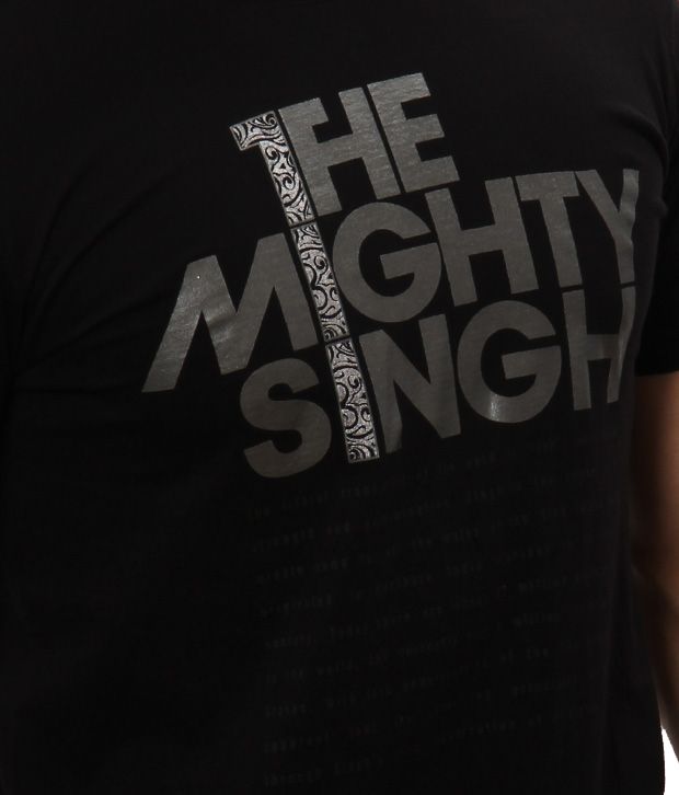 1469 Mighty Singh Black T-Shirt