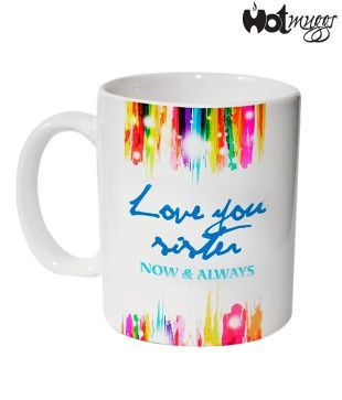 HotMuggs Love You Sister Ceramic Mug