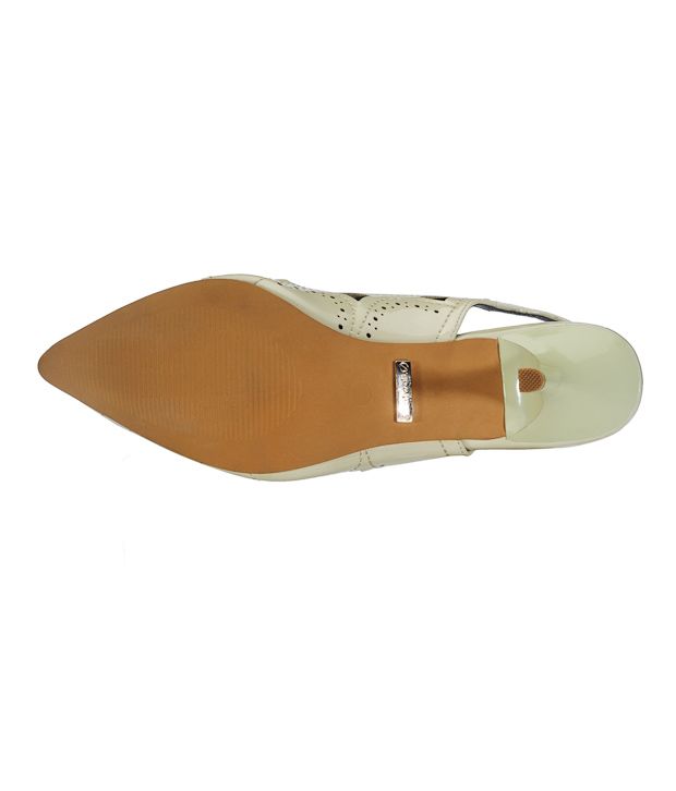 Catwalk Fabulous Beige Court Shoes