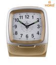 Horo Silver & Golden Table Clock