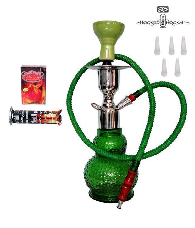 Hooked On Hookah Designer Green Hookah