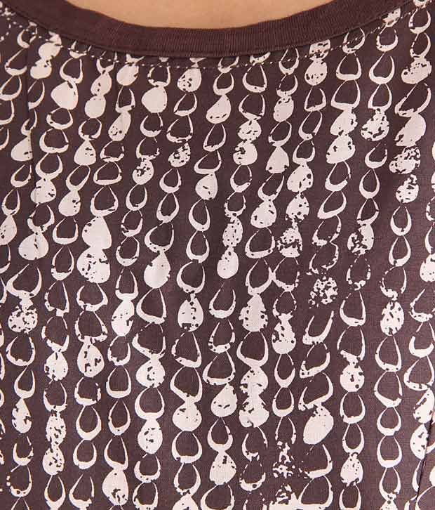 W Brown Ethnic Kurta