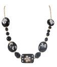 Embellish Black Stone Necklace