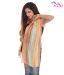 Ilina Chic Sky Blue & Orange Stole