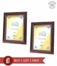 Cleanwood Elegant Wood Brown Polystone Photo Frame