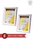 Cleanwood White Textured Polystone Photo Frame