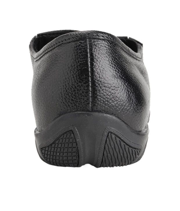 Lee Cooper Elegant Black Textured Shoes