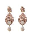 Styleos Splendid Pink-Bush Earrings