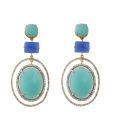 Styleos Soothing Turquoise Earrings