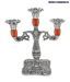 Bharat Handicrafts Silver Candle Stand