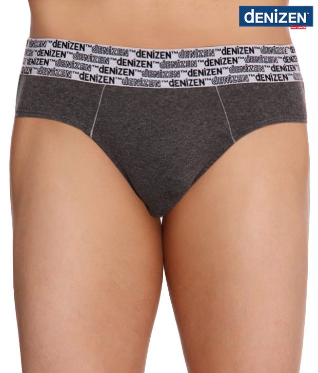 Denizen Charcoal Grey Mini Slip Stretch