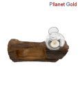 Pllanet Gold Wooden T-Lite Holder