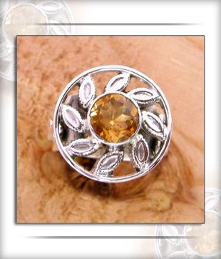 Designer Silver Inc. Bright Orange Ring