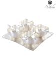 Ojas Silver Plated Bowl Set With Tray-9 pcs
