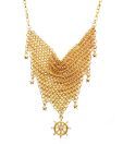 Molcha Modish Steer Golden Necklace