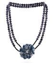 Spyra Blue Floral Fantasy Necklace