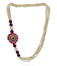 Spyra Glorious Agate & Coral Necklace