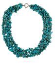 Spyra Turquoise Chips Adorned Necklace