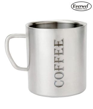 Everwel Coffee Quoted Stainless Steel Coffee Mug