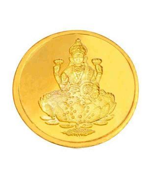 Infinium 24kt 20g 995 Purity BIS Hallmarked Laxmi Gold Coin