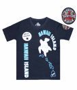 LanosUC Navy Blue Hawai Island T-Shirt For Kids
