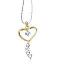 Tycarati Exclusive Heart Diamond Studded Pendant