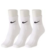 Nike White Cushioned Socks - 3 Pair Pack