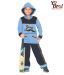 Yobro Blue & Navy Night Suit For Kids