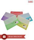 Saya Expandable Double Pocket Clear Bag (Set of 36 pieces)