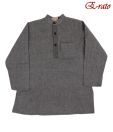E-rato Charcoal Grey Kurta For Kids